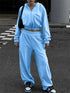 'June' Zip Up Hoodie and Pants Set - Celes Fashion